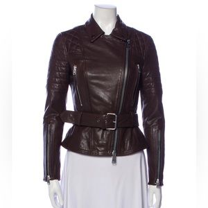 Authentic All Saints Lamb Leather Biker Jacket
